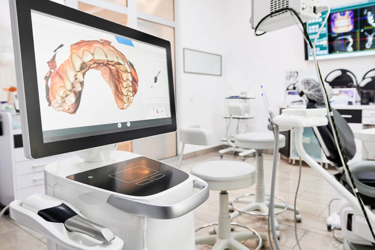 Chairside Economical Restorations of Esthetic Ceramic (CEREC) machine that is used at Needville Family Dentistry